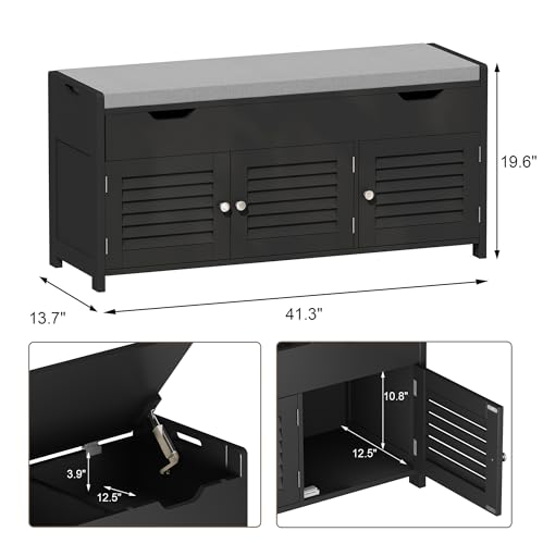 ChooChoo Shoe Storage Bench with Lift Top Storage & - Image 3