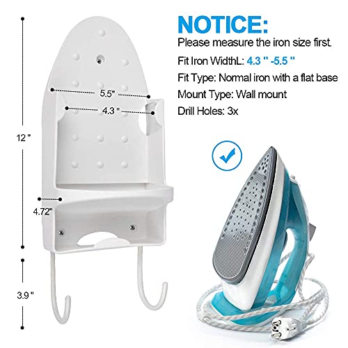 Ironing Board Hanger Wall Mount Iron Hanger Ironing Board - Image 4