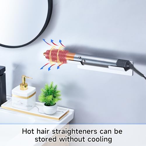 2 PCS Wall Mount Curling Iron Holder and Hair Tool | Home Organization - Image 8