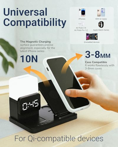 M.A.D LAB Alarm Clock Charging Station with Night Li | All Products - Image 6