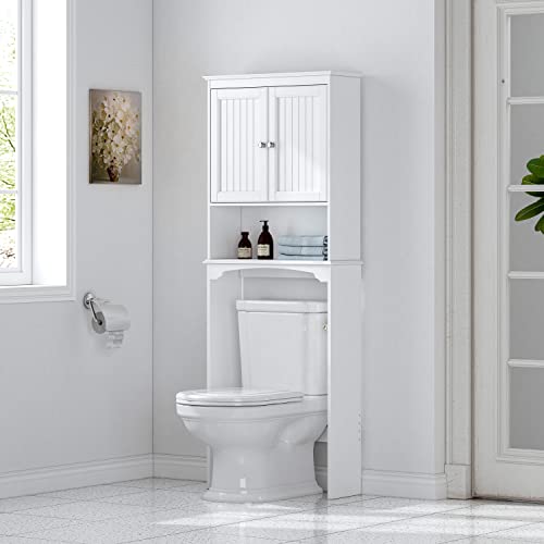 Spirich Over The Toilet Storage Cabinet with Doors, Bathroom - Image 5