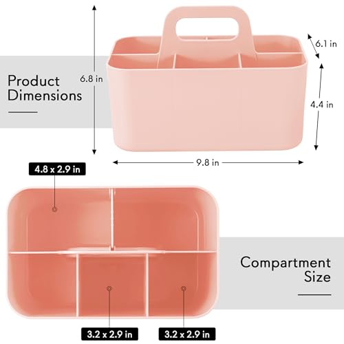 Tiawudi Multipurpose Caddy Organizer, Plastic Caddy with Handle - Image 3