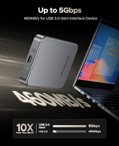 ORICO 512GB Magnetic Portable SSD, Metal Body - Image 5