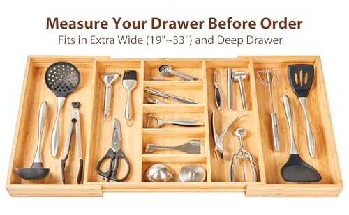 Umilife Extra Large Expandable Kitchen Drawer Organizer - Image 5