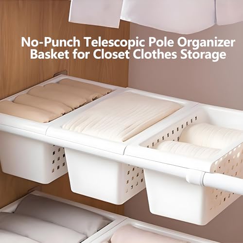 Gonetre Shelf Baskets Storage Basket for Expandable | All Products - Image 7