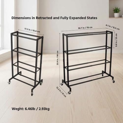 3D Printer Filament Storage Rack 4-Tier Metal Spool Shelf - Image 3