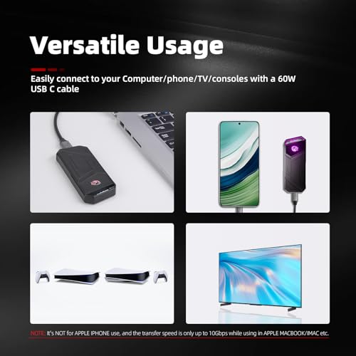 KingSpec Z5 4TB Portable External SSD with RGB Light - up - Image 7
