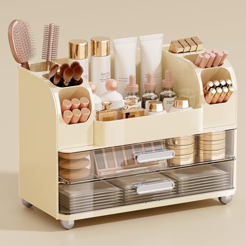 UFORU Makeup Organizer Countertop with 2 Large Drawe | All Products - Image 2
