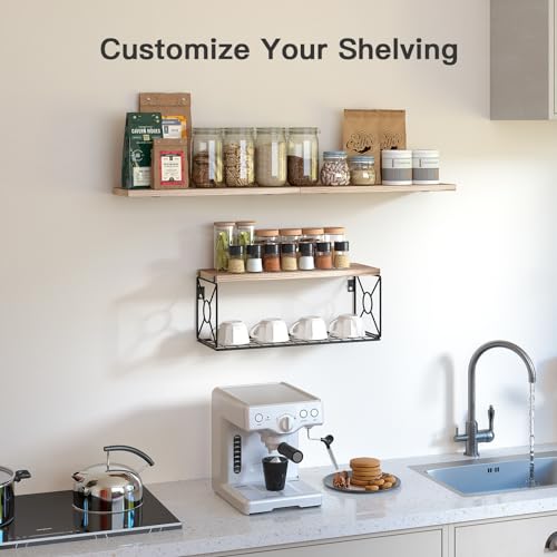 Amada Bathroom Shelves with Storage Basket, Set of 3 - Image 7