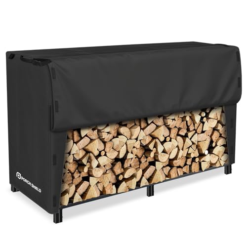 Porch Shield 8ft Waterproof Firewood Rack Cover (Cover Only) - Image 2