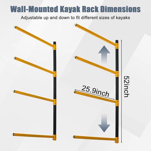 Kayak Storage Rack, Wall Mount Kayak Racks - Image 3