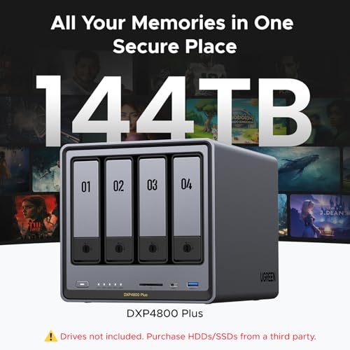 UGREEN DXP4800 Plus 4-Bay NAS for Families, Creators & - Image 4