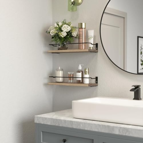 RICHER HOUSE Floating Shelves Bathroom, Small Wall Shelf - Image 7