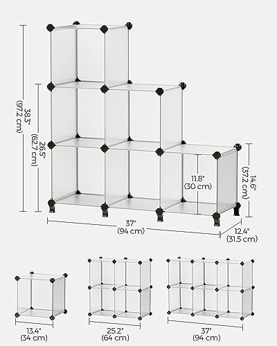 SONGMICS 6 Cube Storage Organizer, DIY Closet Shelf - Image 4