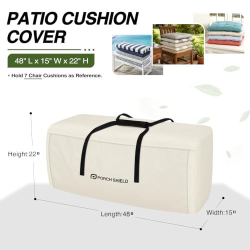 Porch Shield Outdoor Cushion Storage Bag 48" L x 15" W x - Image 4