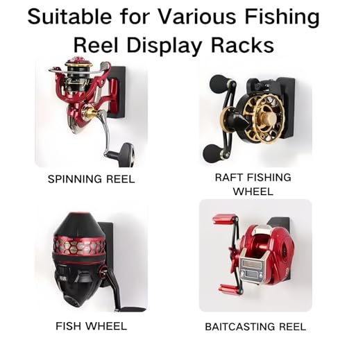 4 Pieces Fishing Reel Display Holder, Fishing Reel Wall - Image 6