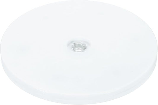 uxcell 1Pack Acrylic Lazy Susan Turntable, 6" Spinner Lazy Susan Turntable Organizer, Acrylic Ball Bearing Rotating Tray for Pantry Spice Rack Decorating, White