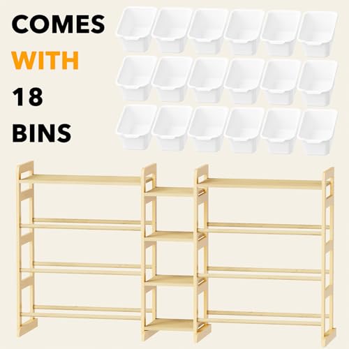 SpaceAid Large Toy Storage Organizer with 6 Shelves and 18 - Image 6