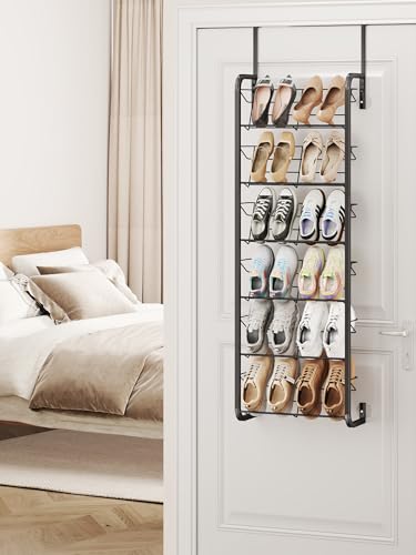 SWTYMIKI Over the Door Shoe Organizer - 6 Tier Wall | All Products - Image 3