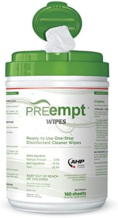 Wipes, 160 Count, Hospital Grade One-Step Surface Cleaner, and Disinfectant