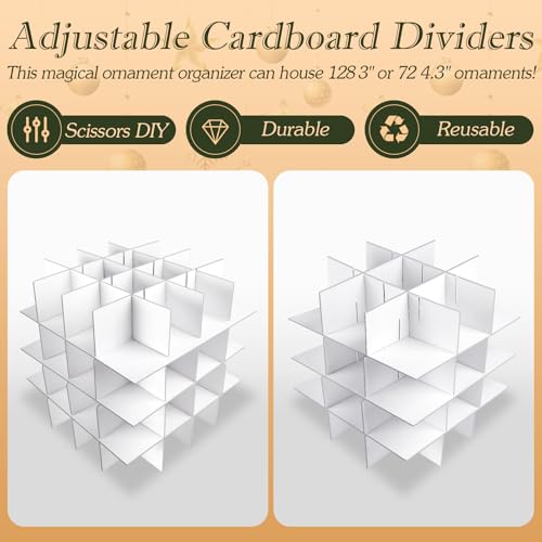 Christmas Ornament Storage Box, Store Up to 128 Ornaments - Image 7