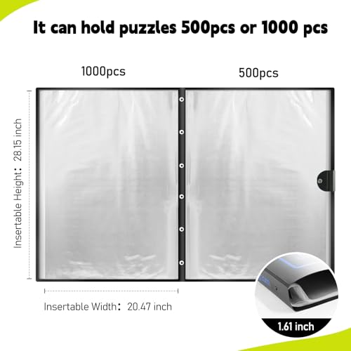 ALL4JIG 20.87"×28.15" Puzzle Binder – Space-Saving Storage - Image 3