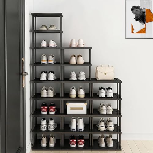 Vertical Shoe Rack - Tall Narrow Shoe Rack Organizer - Image 7