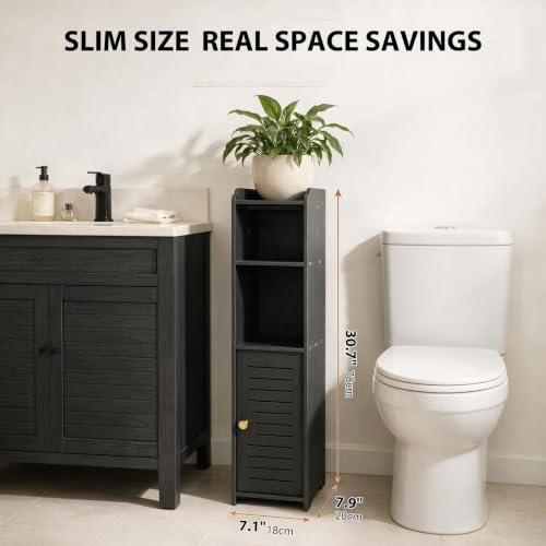 Toilet Paper Holder Stand, 30.7 Inch Toilet Paper Storage - Image 3