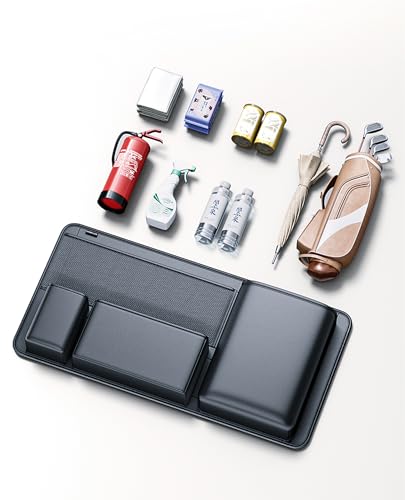 Durable PU Leather Hanging Trunk Organizer for SUV, 36in Black - Image 6