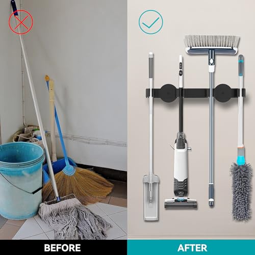 Magnetic Mop Broom Holder, Strong Non Slip Magnetic Broom Mop - Image 5
