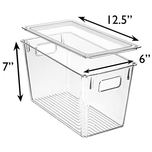 ClearSpace Plastic Storage Bins with Lids for Pantry & Fridge, 4 - Image 7