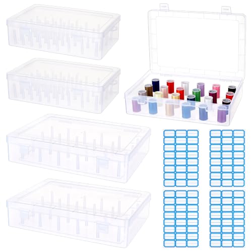 4 Packs Thread Storage Box Multi Size Thread Spool Holder - Image 2