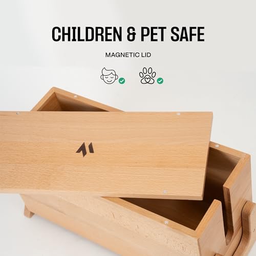 Extra Large Cable Management Box, Wood Cord Hider Box & - Image 6