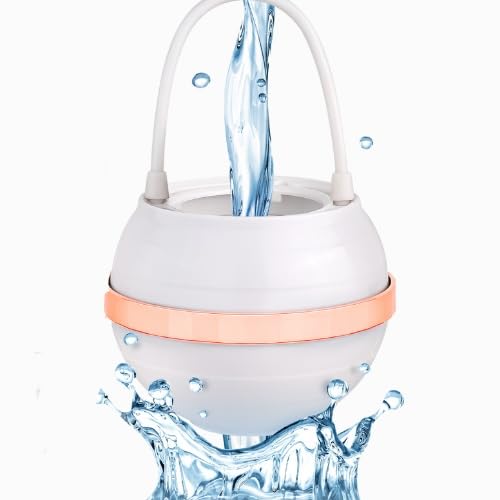 Bath Filter for Tub Faucet - 11 Stage Bathtub Water Filter with Vitamin C - Removes Chlorine & Contaminants - Bath Water Filter for Baby & Kids - Healthy Skin & Hair (White/Rose Gold)