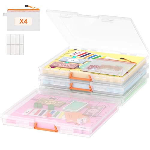Lifewit Board Game Storage Containers with Handle, 12.2''x10.6'' - Image 2