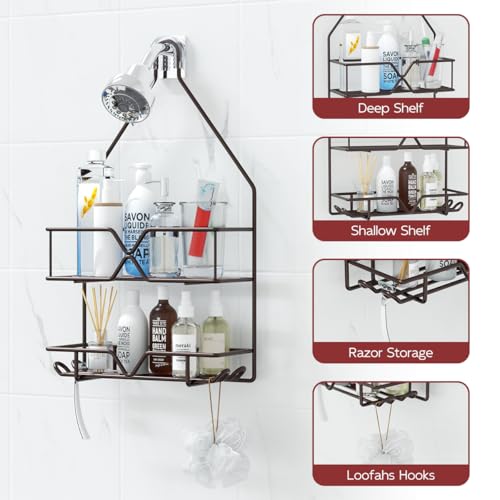 TreeLen Shower Caddy over Shower Head Hanging Bathroom - Image 4