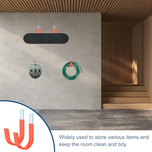 uxcell 2 Pcs 5.91x3.54 Inch Garage Hanging Hooks, Heavy - Image 6