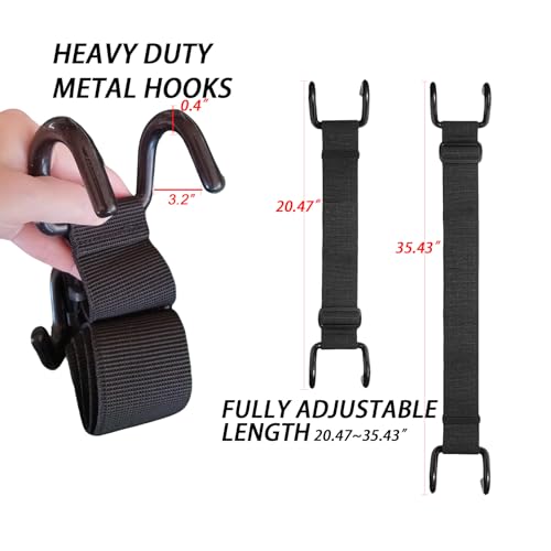 2Pcs Adjustable Trash Can Lid Lock Strap, Heavy-Duty - Image 4