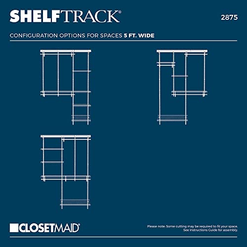 ClosetMaid ShelfTrack Wire Closet Organizer System | Home Organization - Image 3