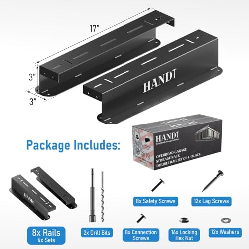 USA Based Overhead Garage Storage Rack, Connectable Heavy Duty - Image 5
