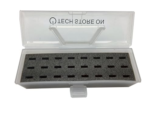 Plastic USB Drive Organizer Case, 24 Slots with Handle - Image 6