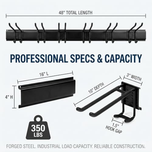 Aking Ace 48 Inch Garage Tool Organizer, Wall Mount 3 - Image 4