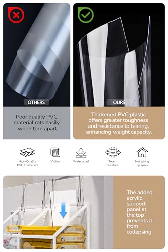 Clear Over Door Organizer, Extra Large Behind Door S | All Products - Image 6