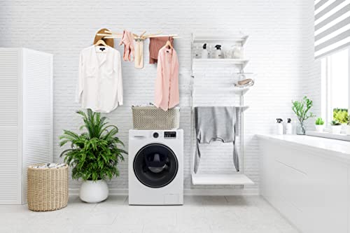 Wall Mounted Clothes Drying Rack - Heavy Duty, Collapsible - Image 3