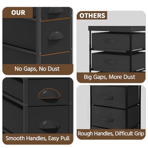 LASZOLA Narrow Cabinet Slim Storage Cart for Bathroom - Image 5