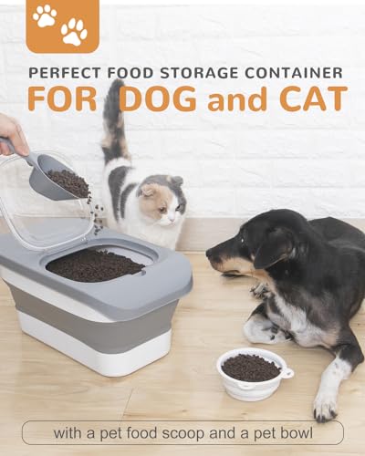 10-13 Lbs Dog Food Storage Container,Collapsible Dog Food - Image 5