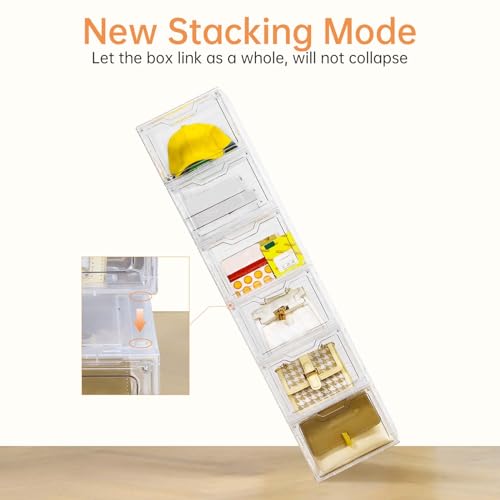 6 Pack Clear Storage Bins with Lids, 19 Qt Closet Or | All Products - Image 7
