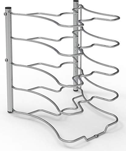 Simple Houseware Cabinet Pantry Pot and Pan Organizer Holder - Image 3