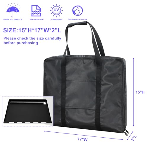 Small Griddle Carry Bag 17inch Griddle Storge Bag 600D Heavy Duty - Image 3