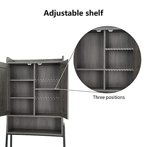 apexnova Over The Toilet Storage Cabinet, Wooden Space-Saving - Image 5